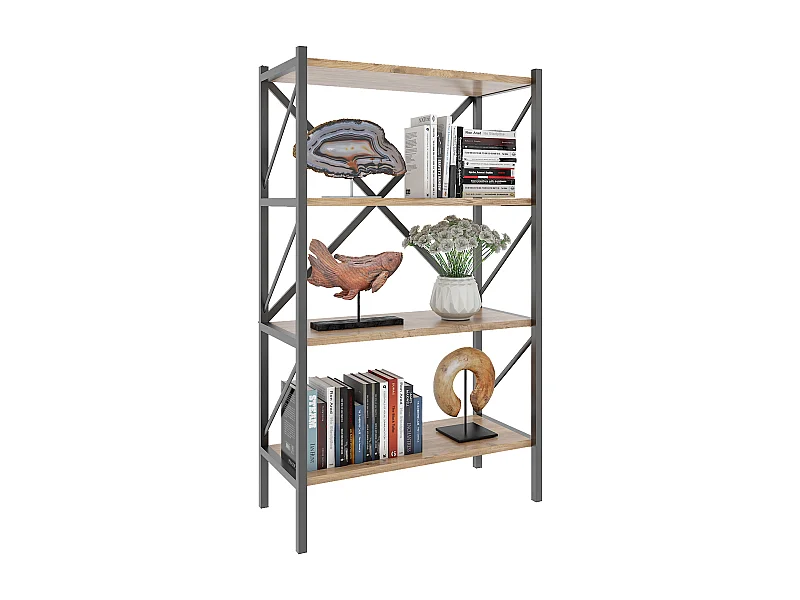 Metal Stand Shelf Books Insasi 4x - opinie, recenzje użytkowników, ekspertów, porównanie cen. - alaTest.pl