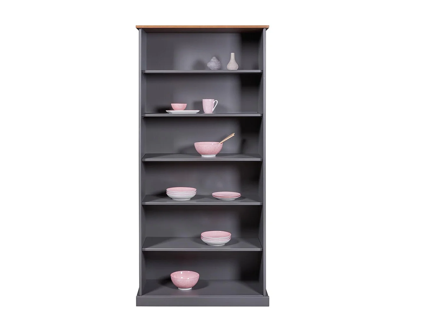 Étagère 5 Niveaux Design "Zernan" 194cm Gris