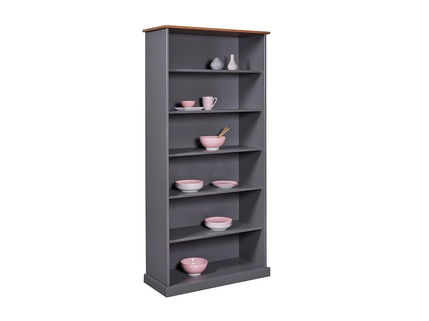 Étagère 5 Niveaux Design "Zernan" 194cm Gris