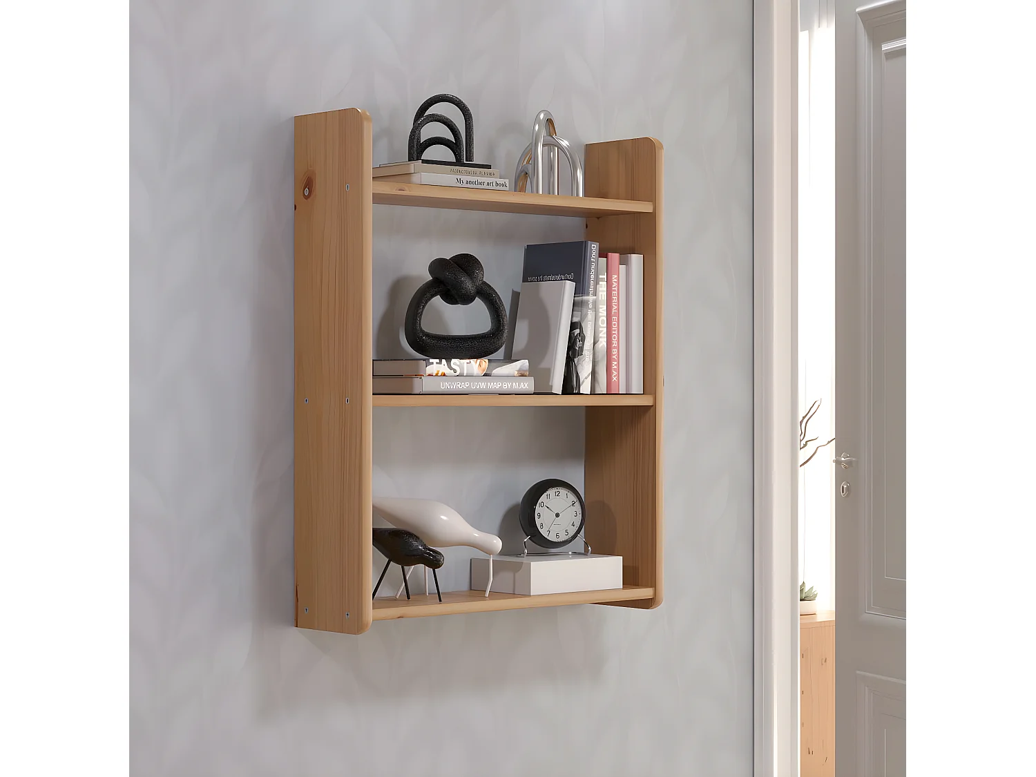 Mestre wandkast wandplank honing.