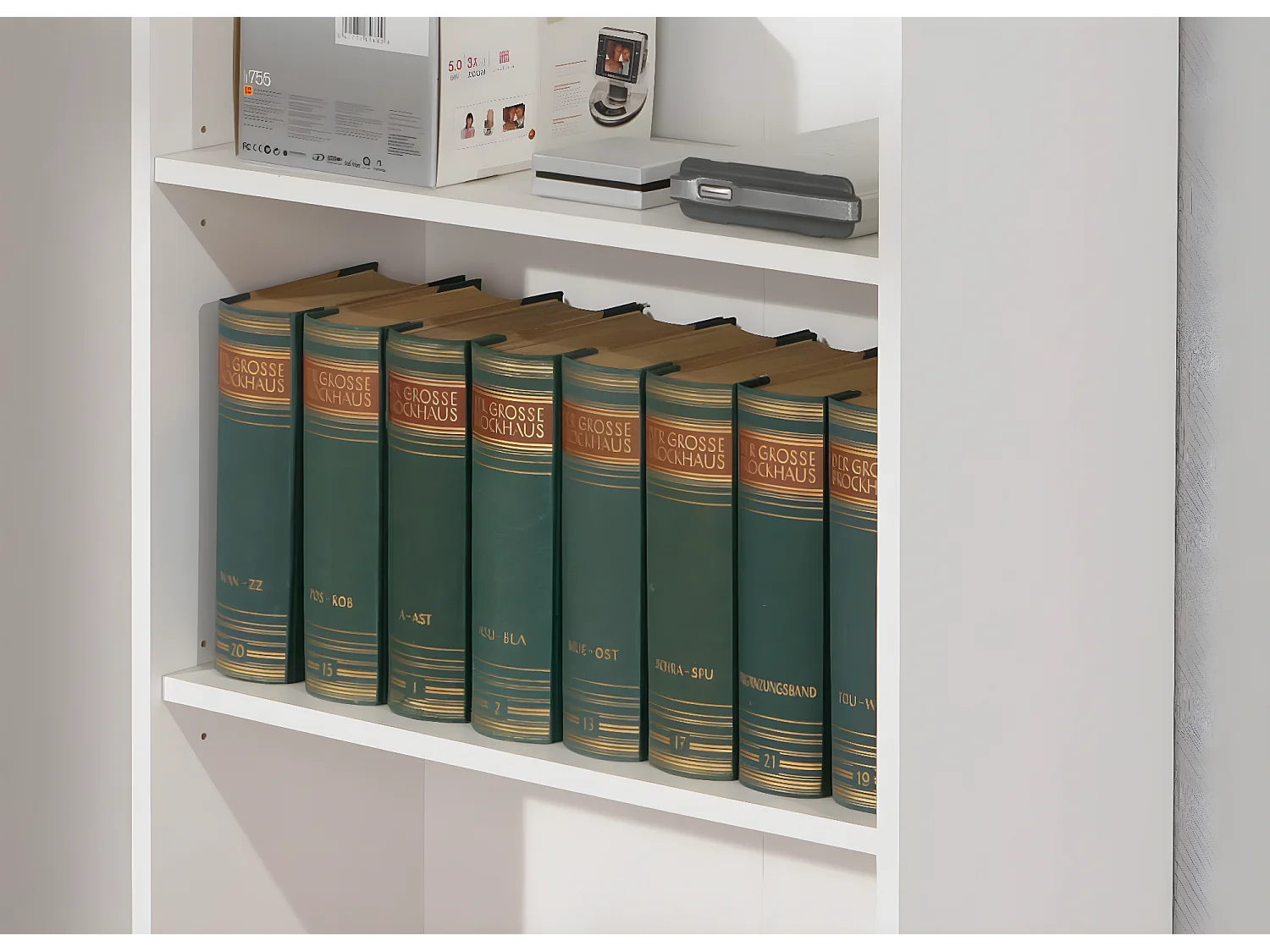 Ace Étagère 3 tablettes de rangement, blanc.