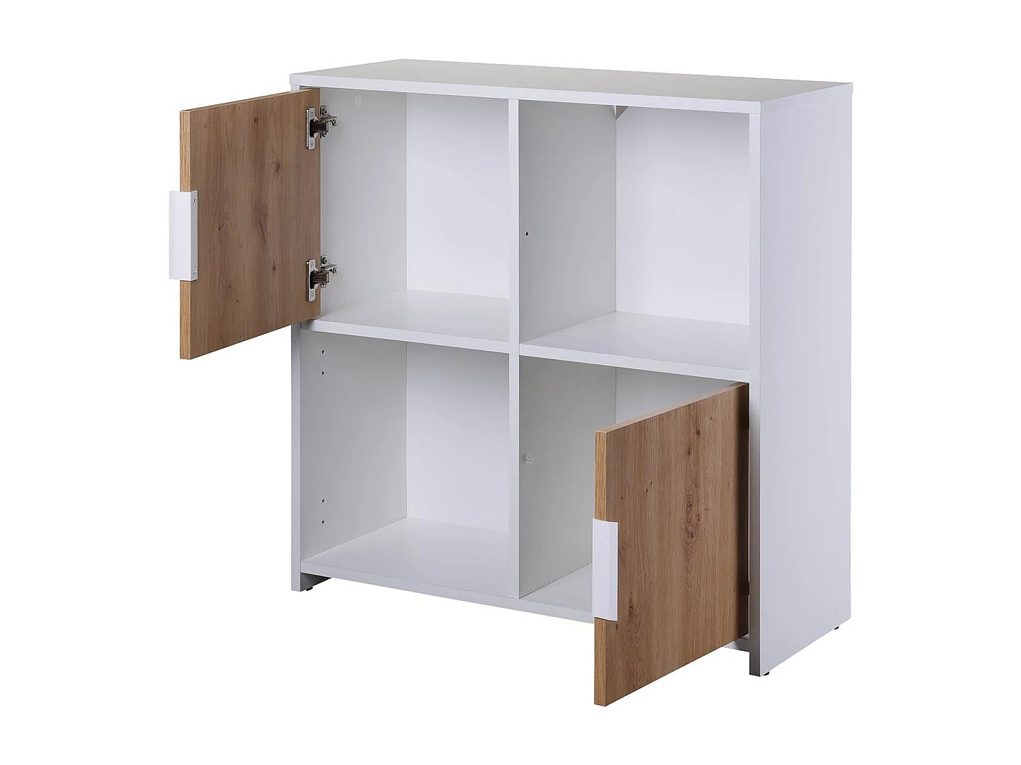 Étagère Design 4 Cases "Adam" 77cm Blanc