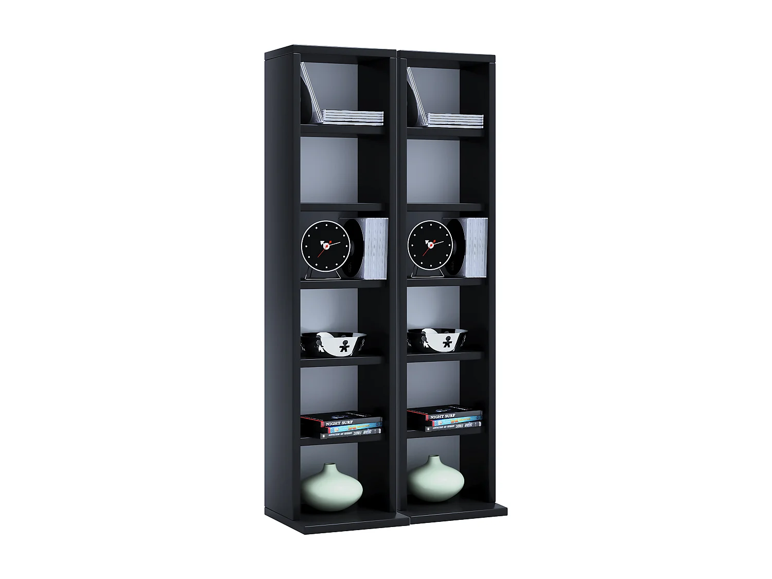 Holz CD DVD Stand Regal Schrank Ständer Milano