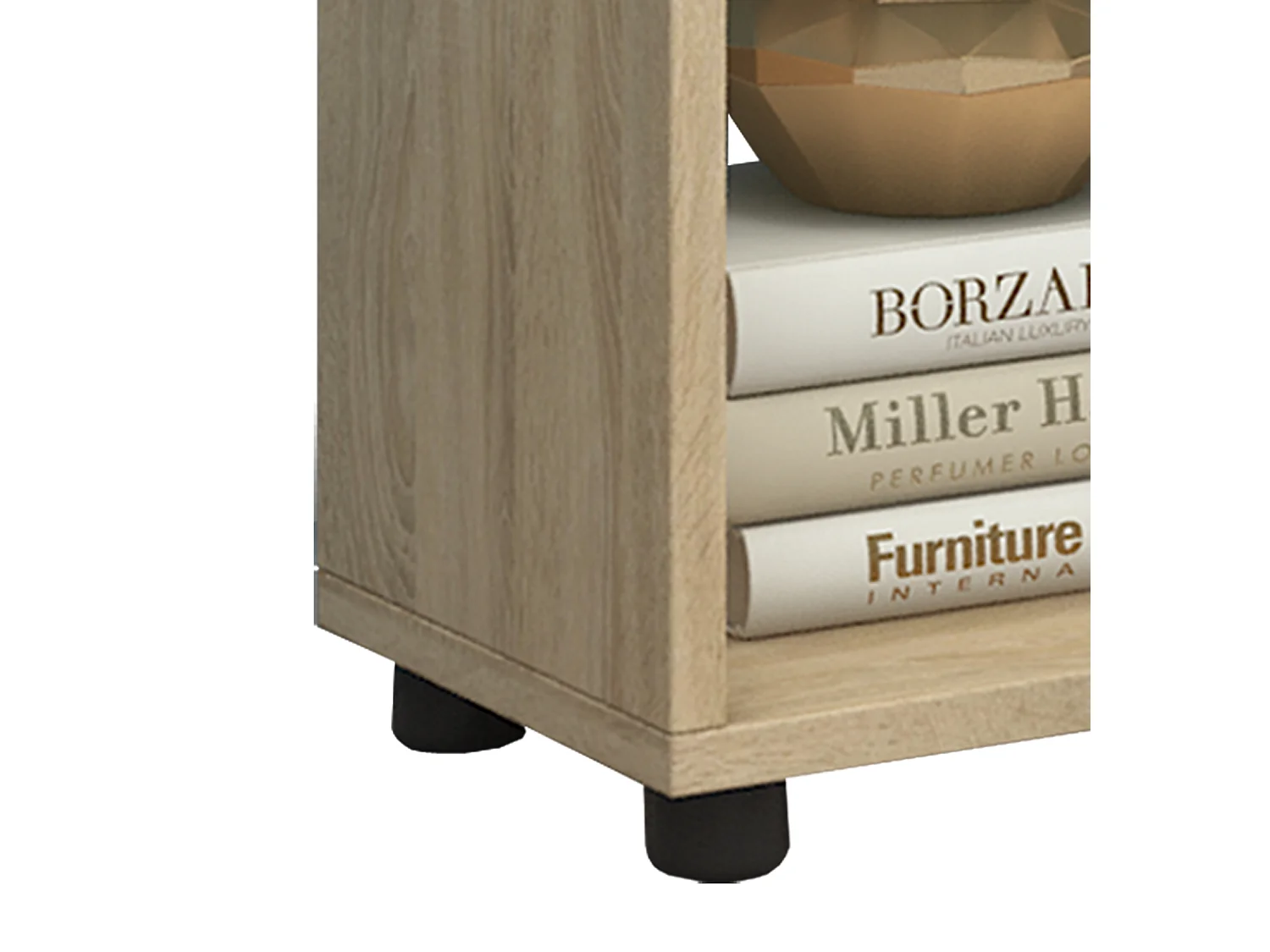 Estante Blina Carvalho Sonoma (Sägerau) A. 119 x L. 60 x P. 20 cm