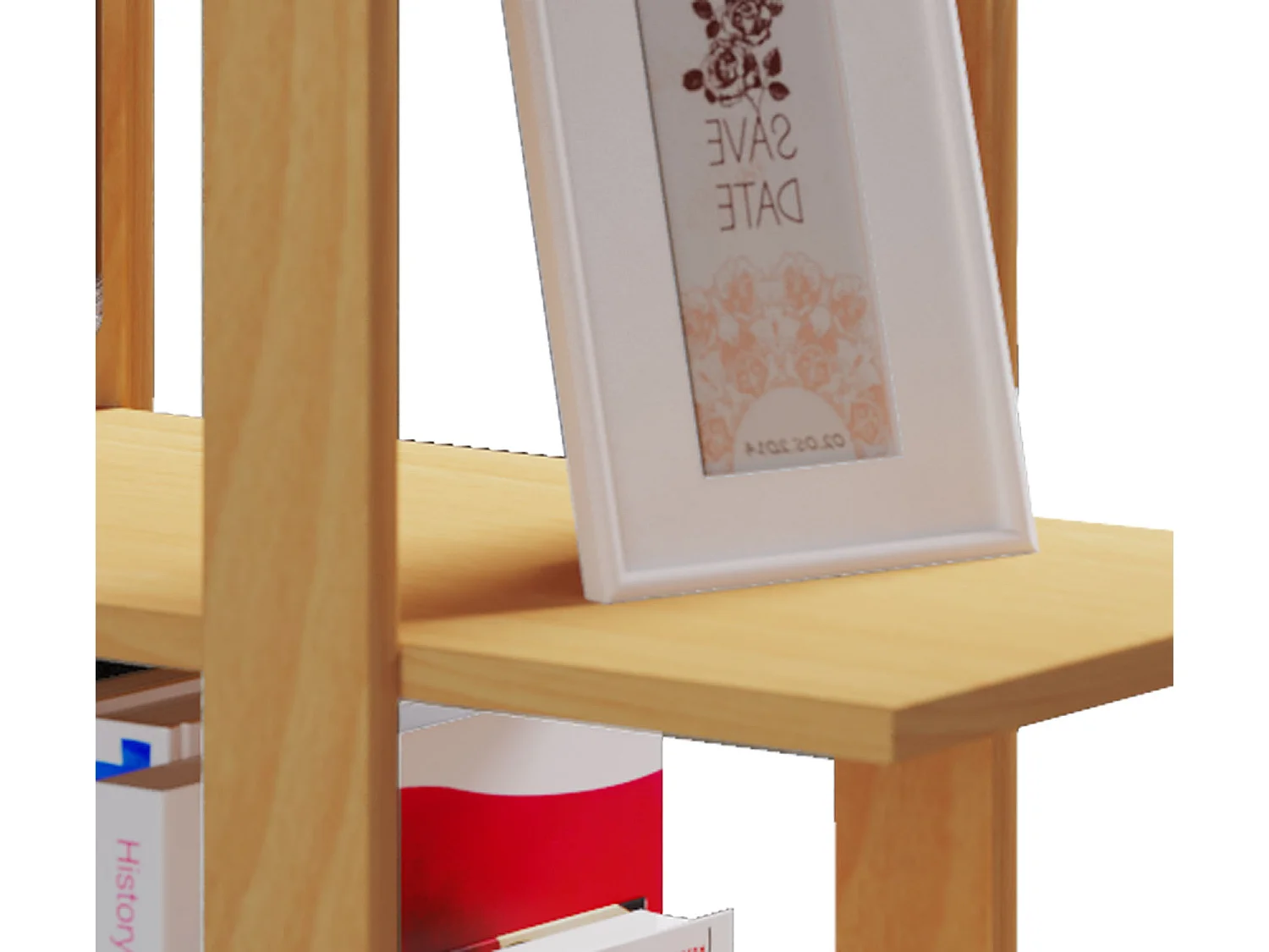 Scaffale in legno divisorio libri Slando