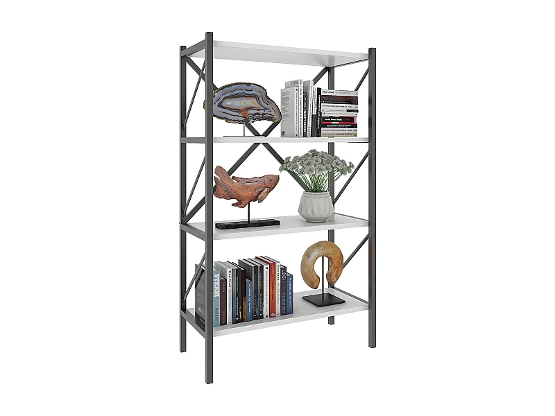 Stand Rack Insasi White H. 121x W. 66 x D. 34 cm