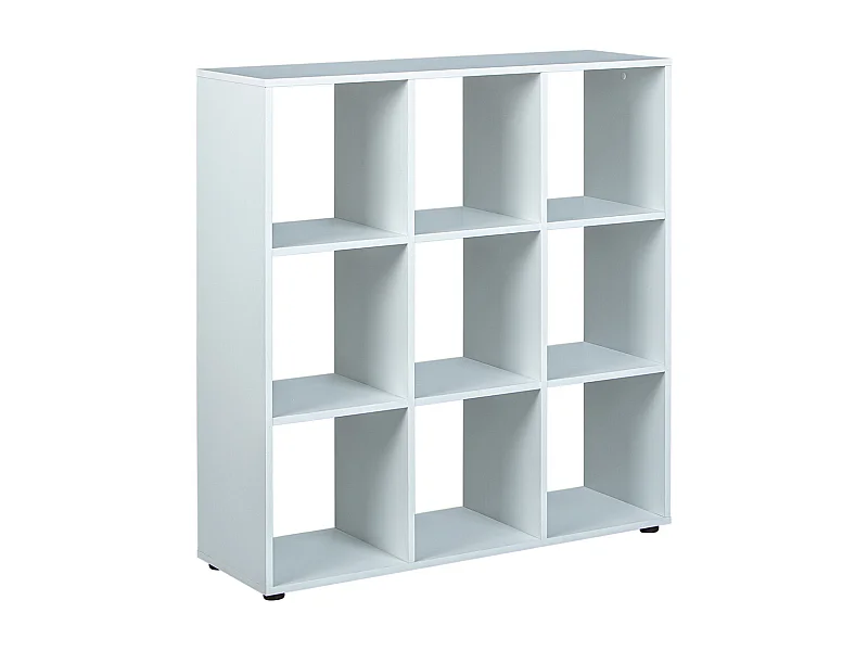 Cadora Étagère/séparateur de pièce, 9 compartiments, blanc.