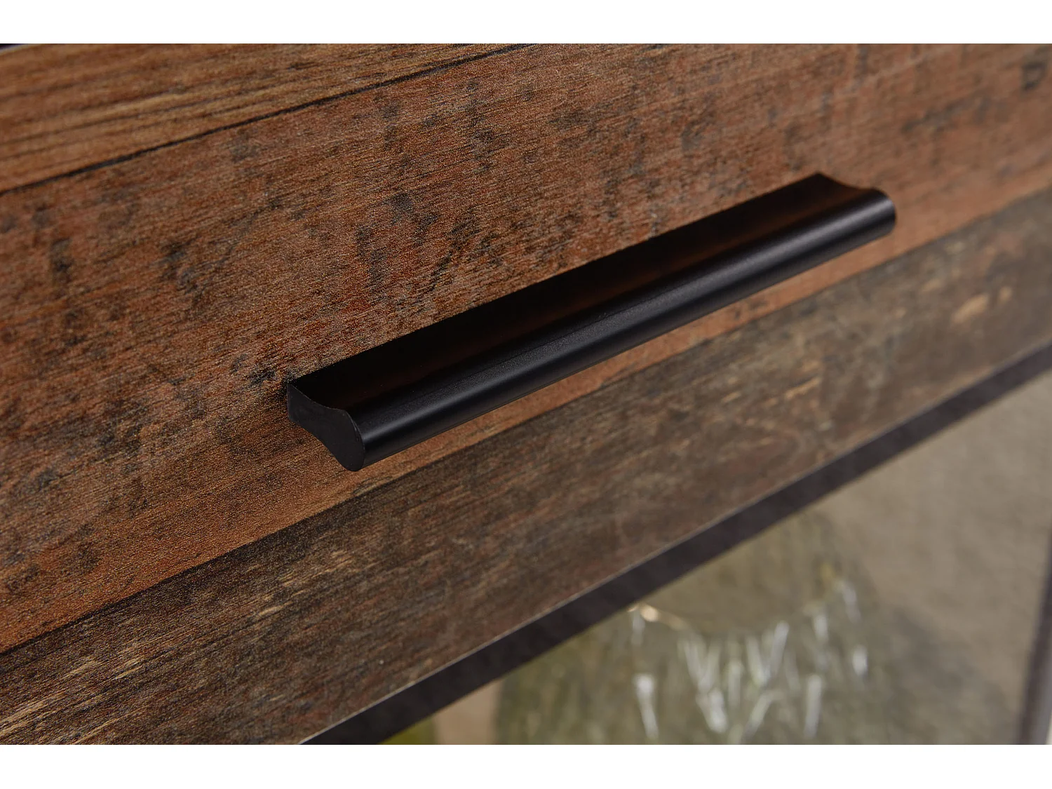 Mala wandkast opstelling A, Matera decor, Old Wood decor.