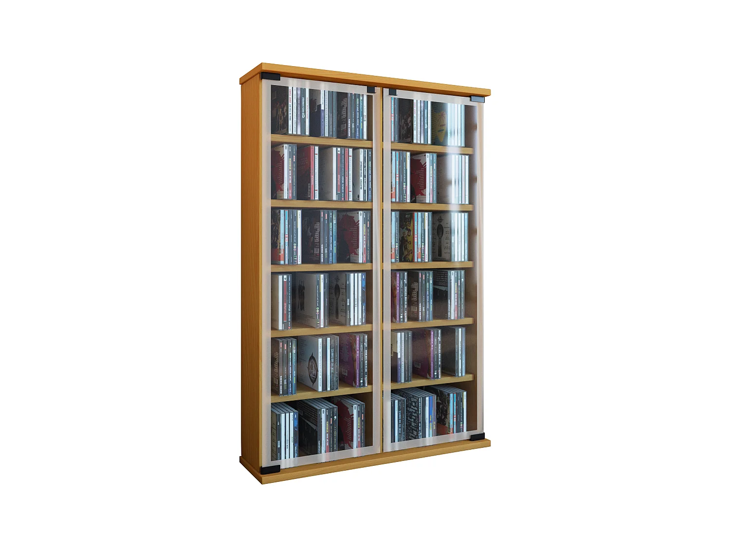 CD / DVD Media Shelf Galerie Book H. 92 x W. 60 x D. 18 cm