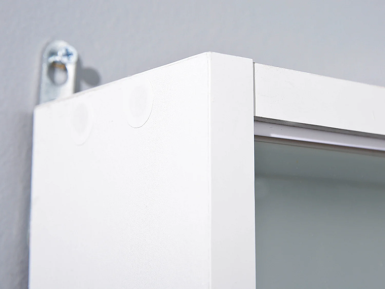 Comit Vitrine murale, 2 portes vitrées, blanc.