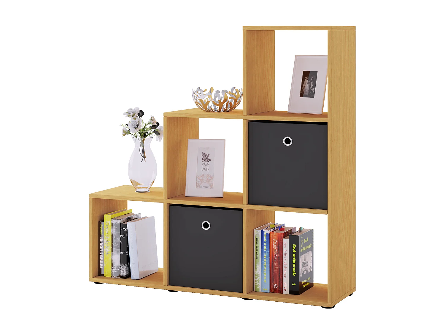 Stand Staircase Shelf 6 scomparti Nitas