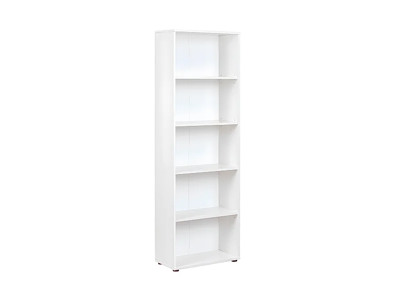 Ace Étagère 5 tablettes de rangement, blanc.