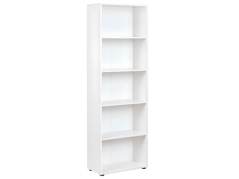 Ace Étagère 5 tablettes de rangement, blanc.