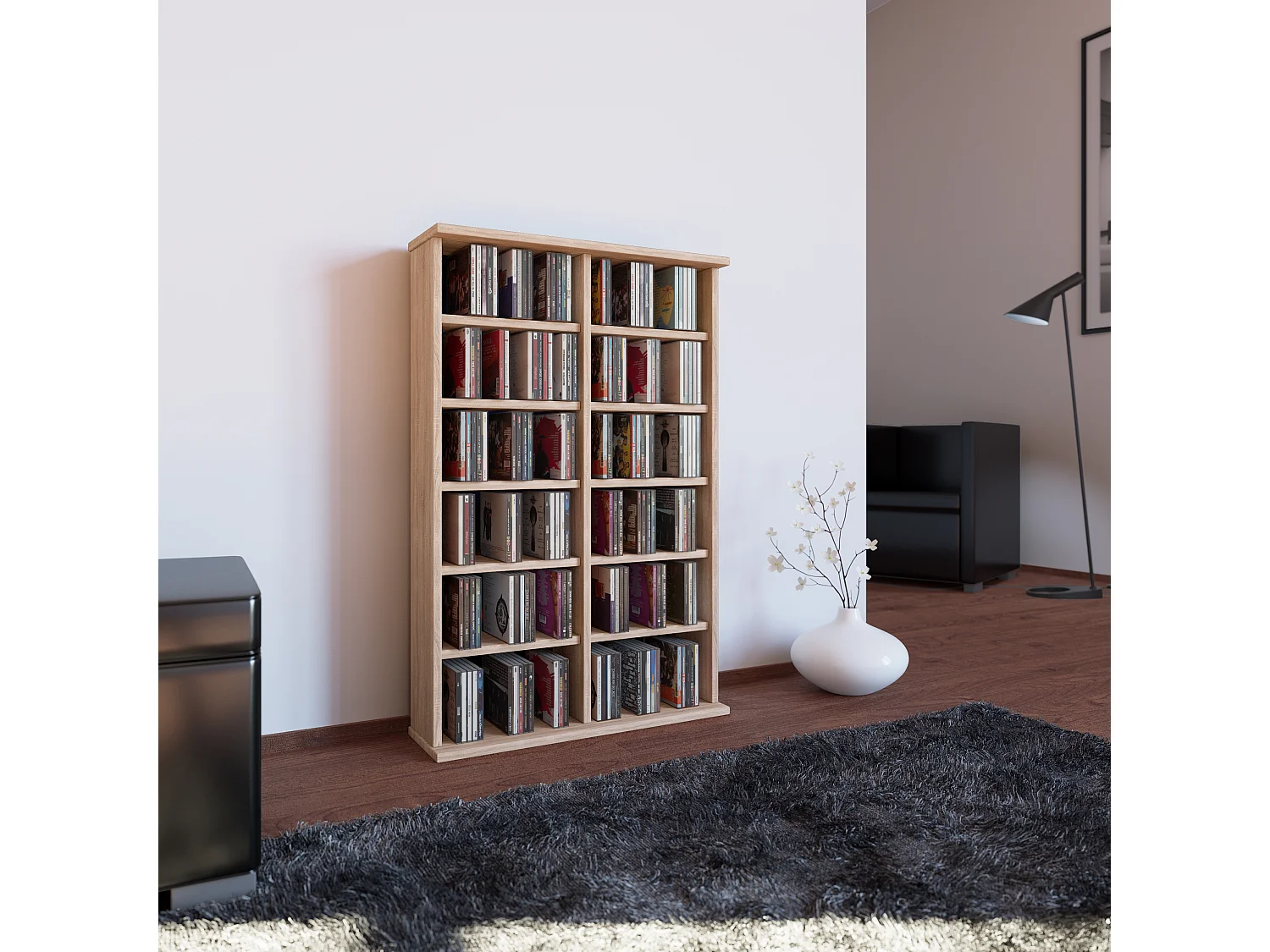 Legno CD DVD Stand Shelf Cabinet Ronul