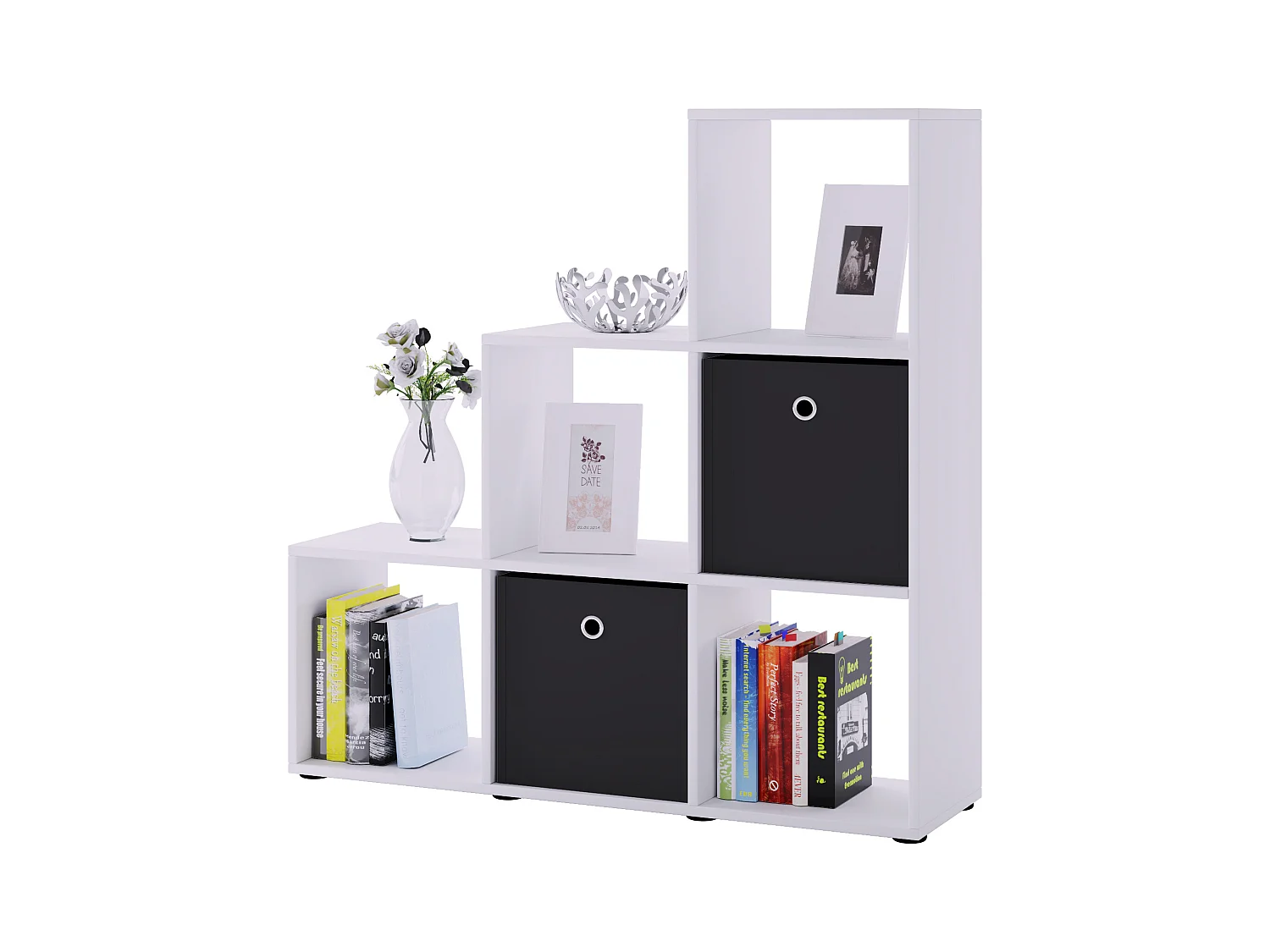 Stand Rack Nitas White H. 105 x W. 108 x D. 29 cm