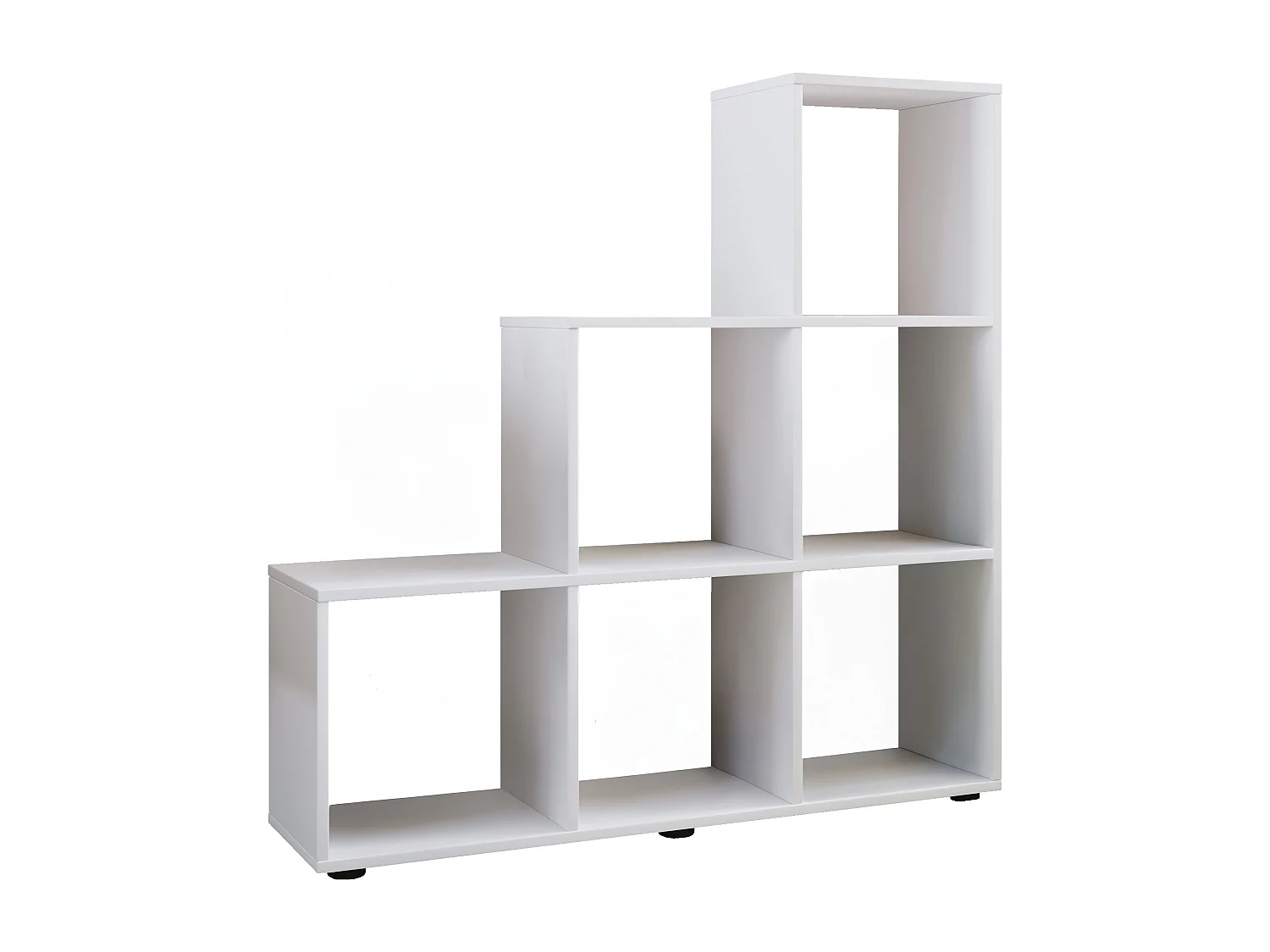 Holz Stand Treppenregal Regal 6 Fächer Nitas