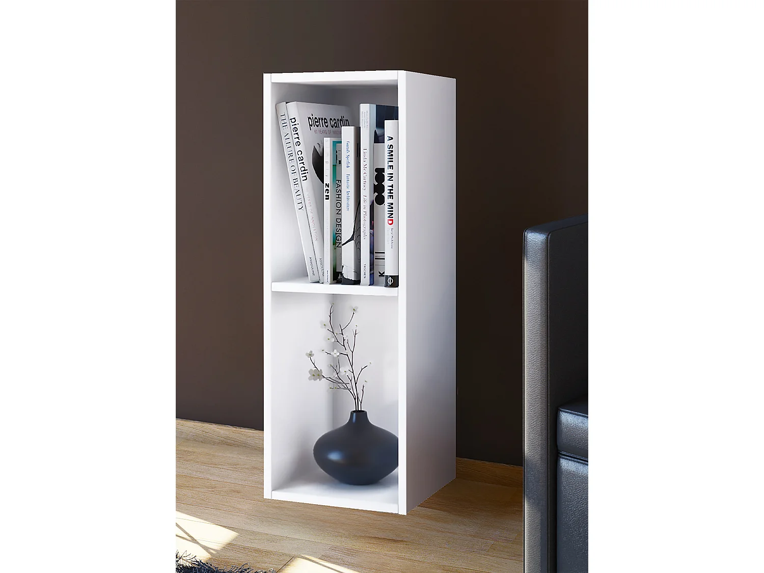 Stand Rack Mendas White H. 72 x W. 34 x D. 30 cm