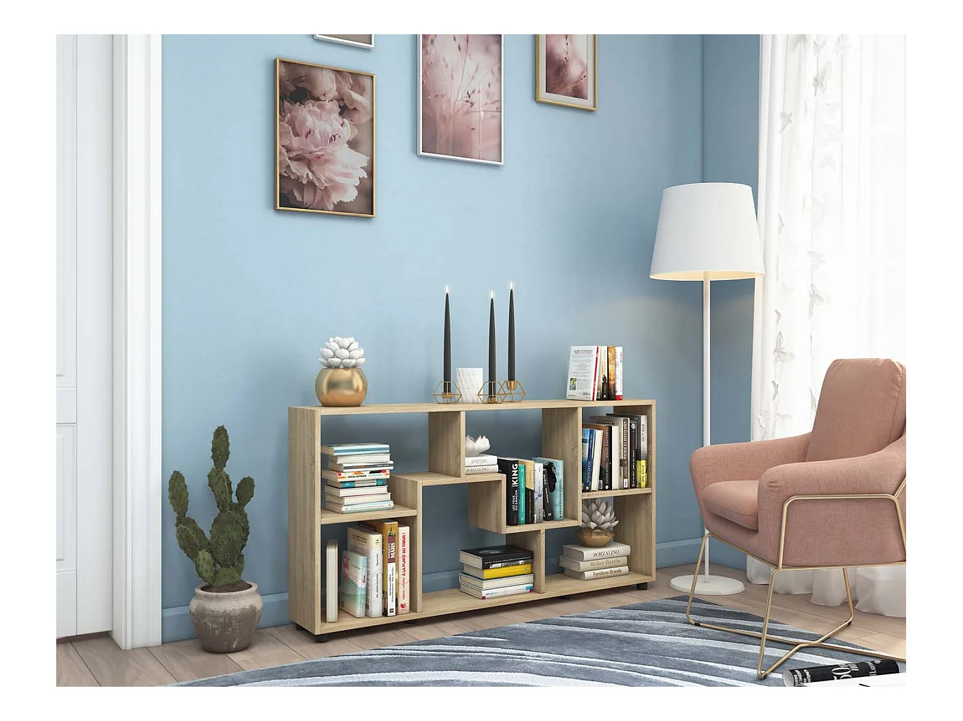 Pecho de cajones y aparadores Pintal Roble Sonoma  62 x 117 x P. 20