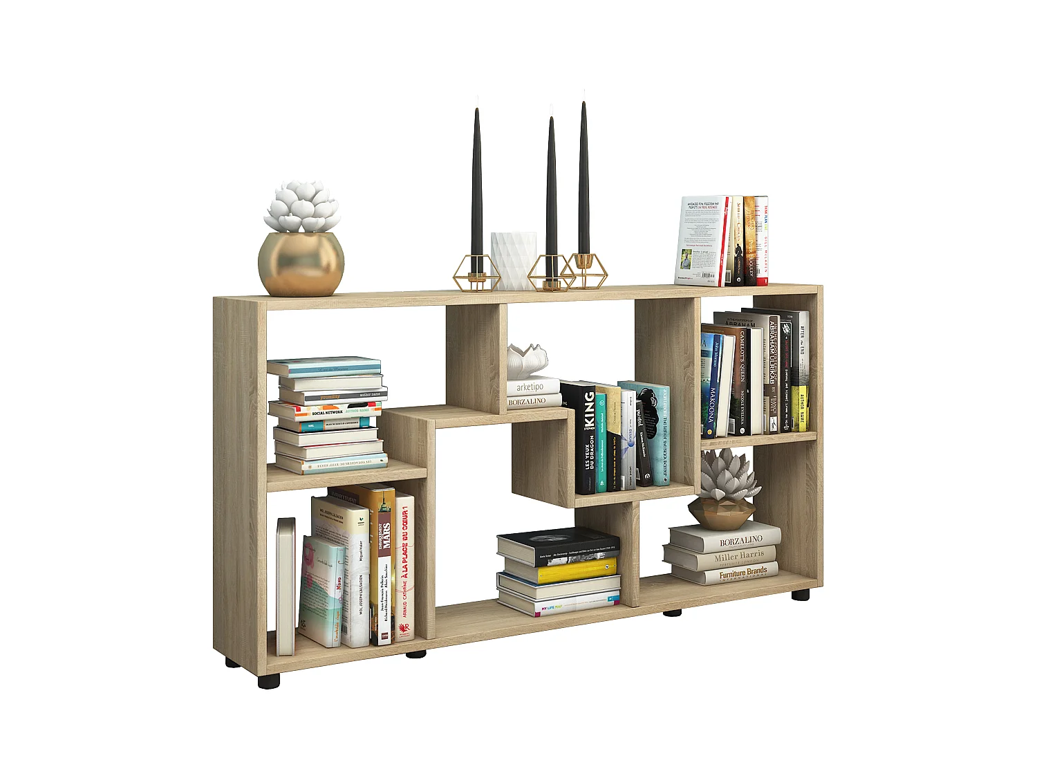 Holz Sideboard Regal Raumteiler Kommode Pintal