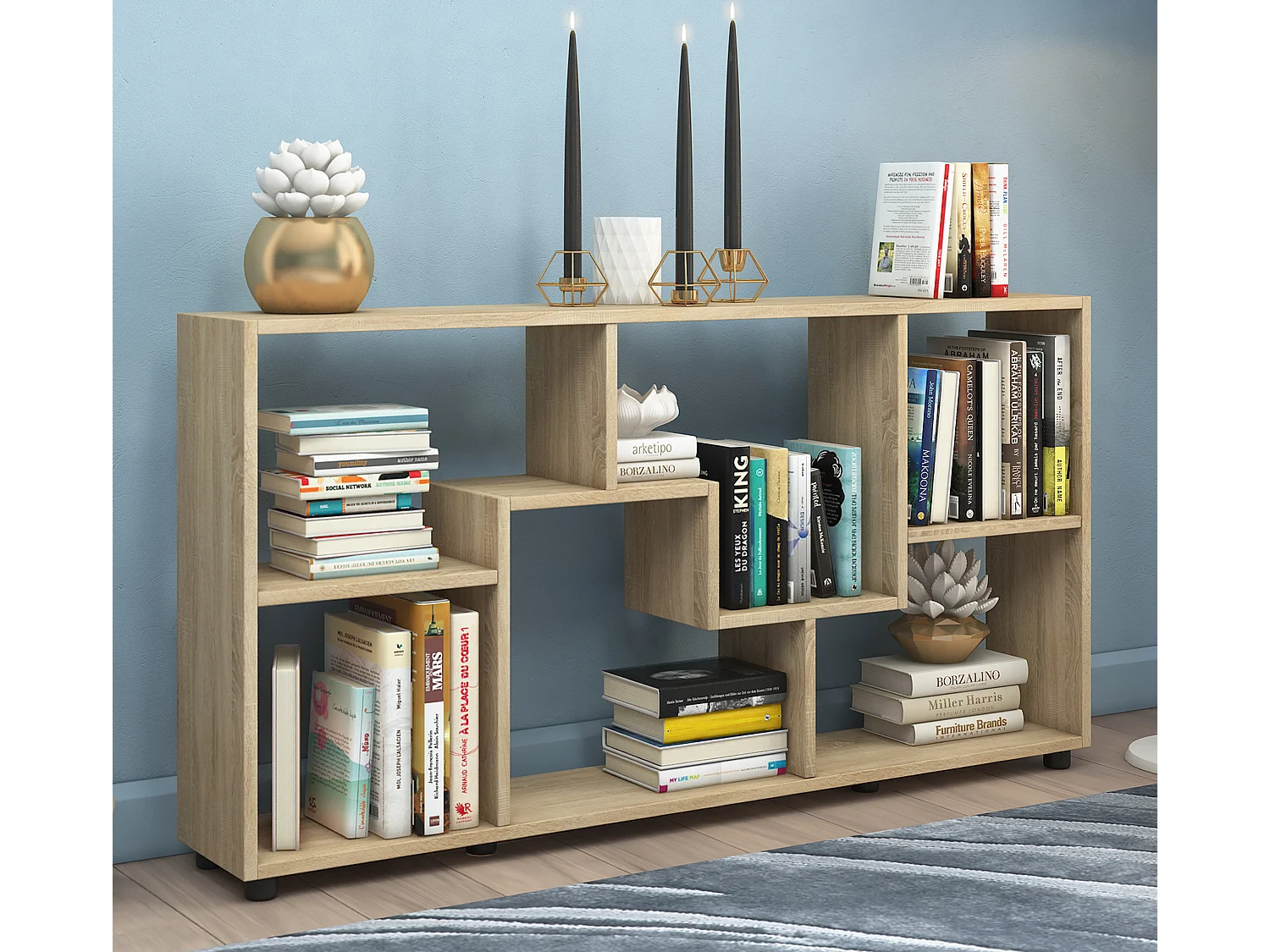 Bois Sideboard Étagère Séparation de pièce Pintal