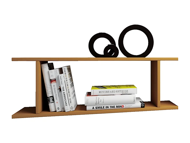Wall Rack Sirola Book H. 28 x W. 80 x D. 20 cm