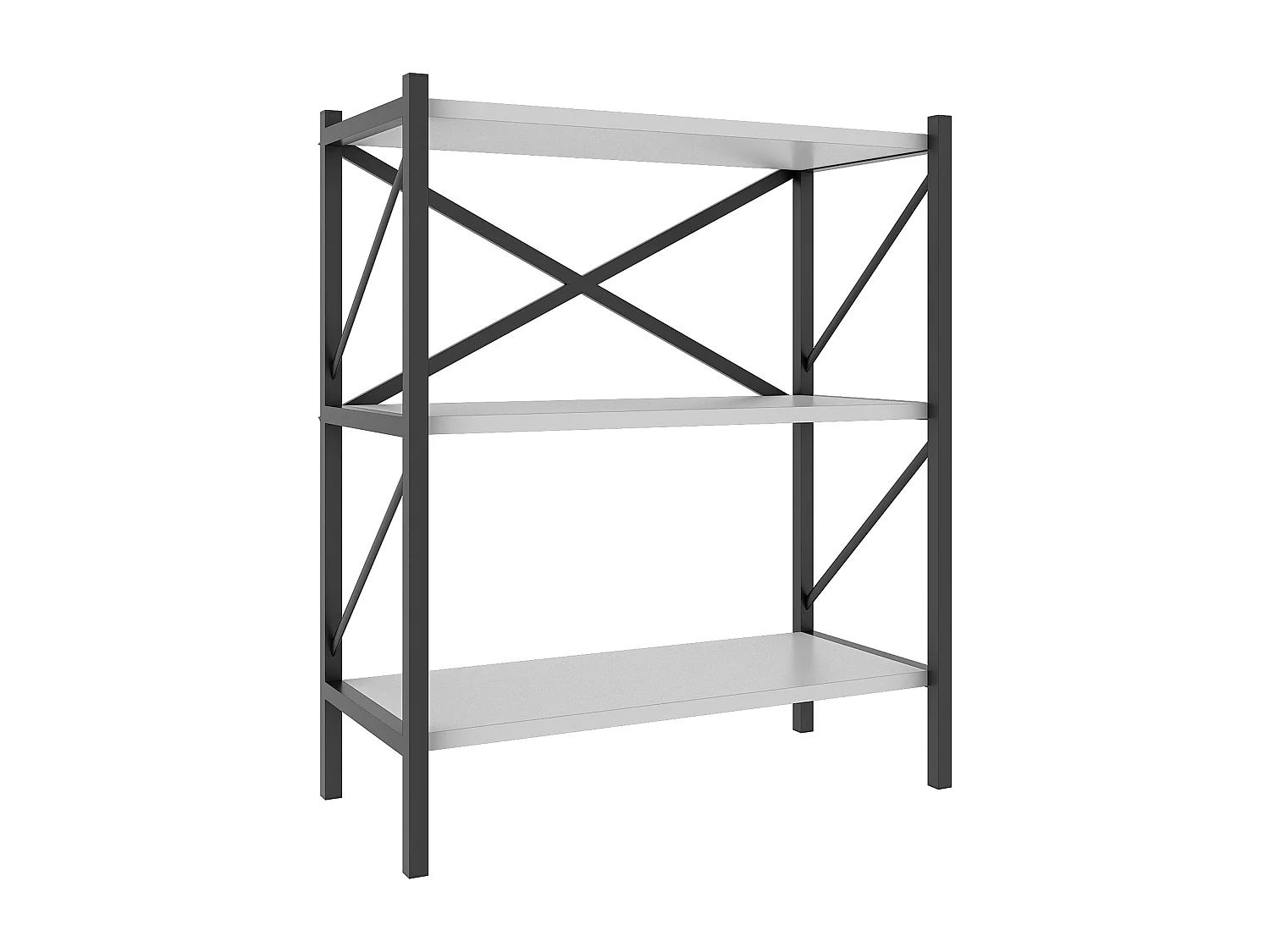 Metalen Stand Plank Boeken Insasi 2x