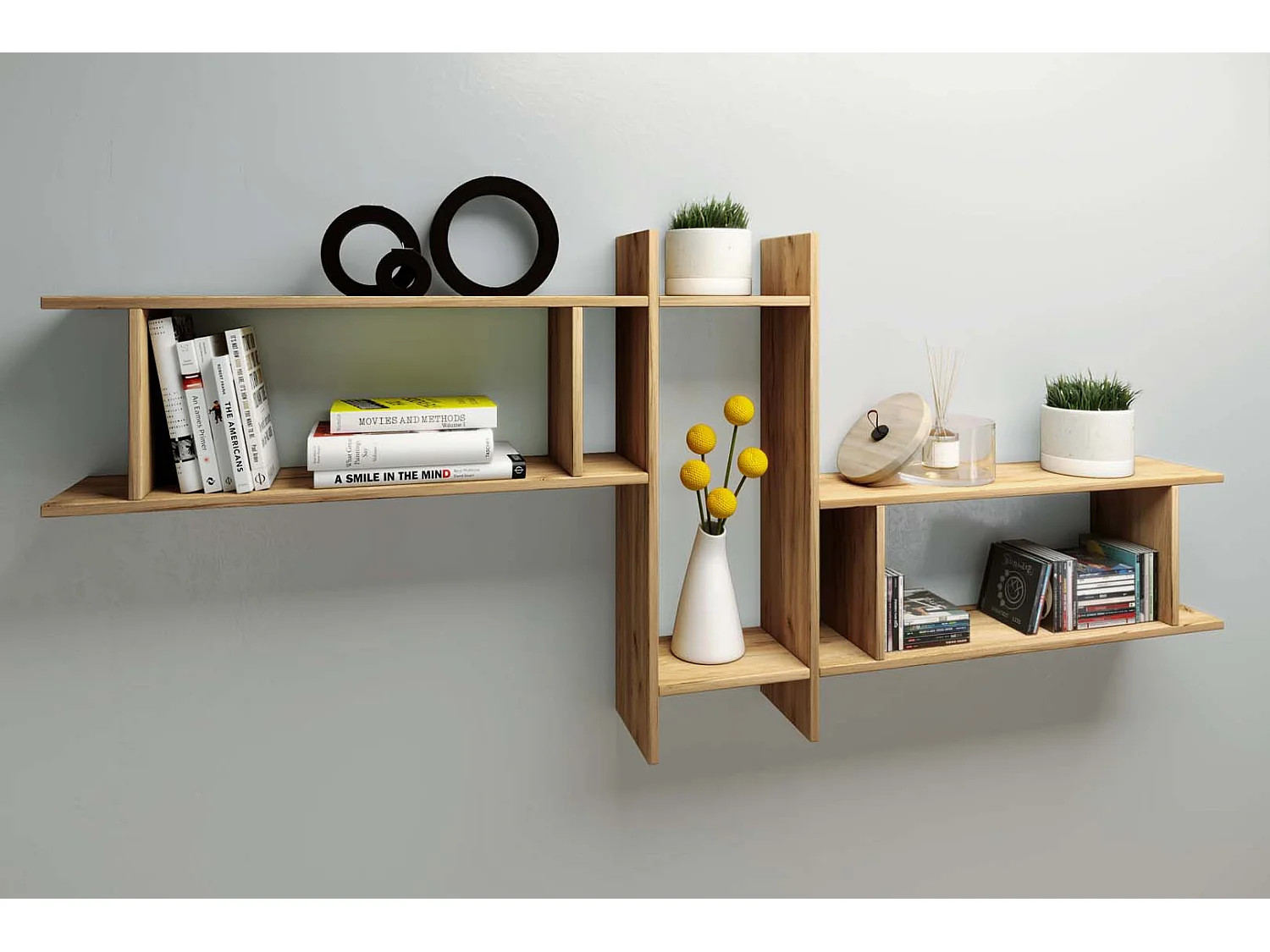 Półka ścienna Płyta ścienna Wisząca półka SirolaXL