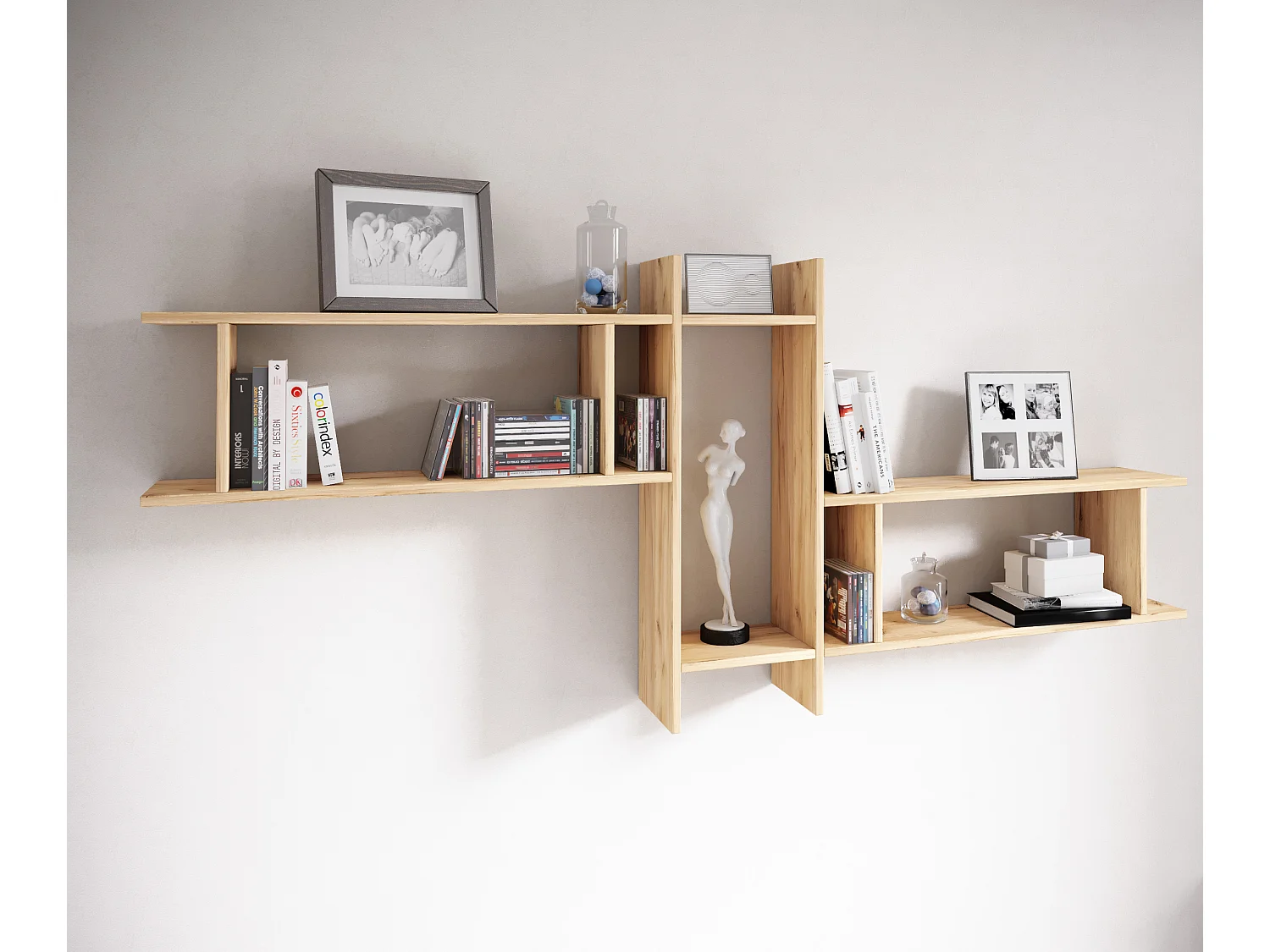 Półka ścienna Płyta ścienna Wisząca półka SirolaXL