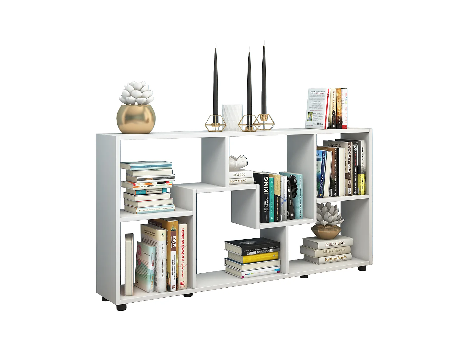 Holz Sideboard Regal Raumteiler Kommode Pintal