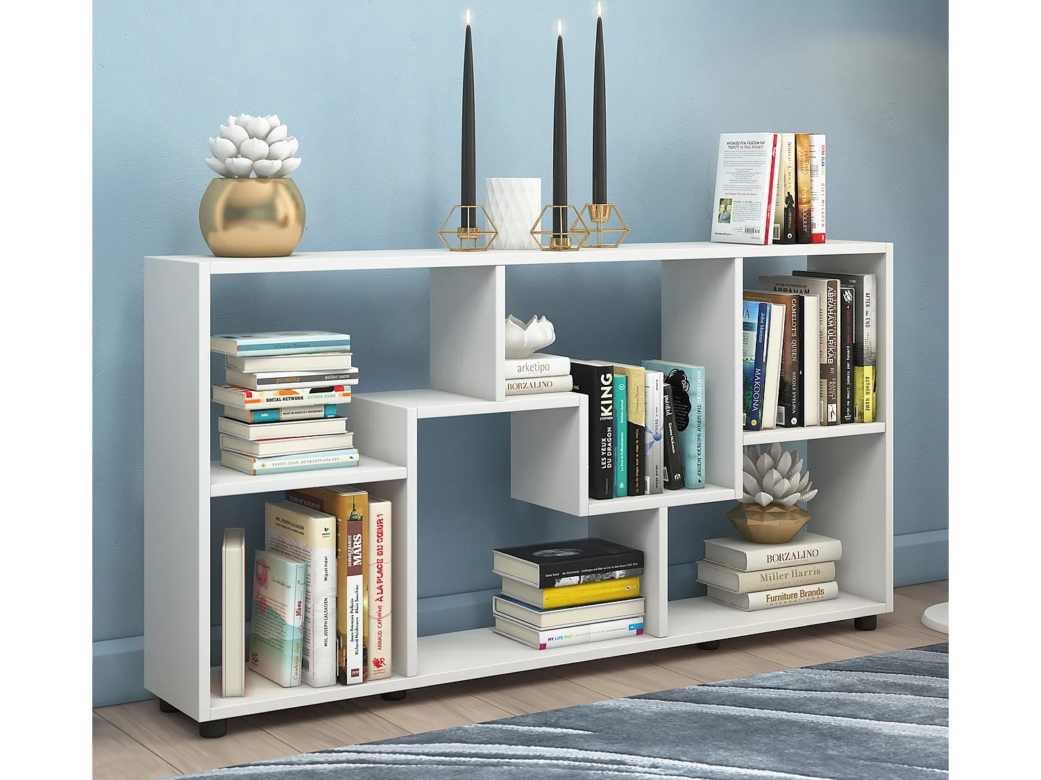 Bois Sideboard Étagère Séparation de pièce Pintal