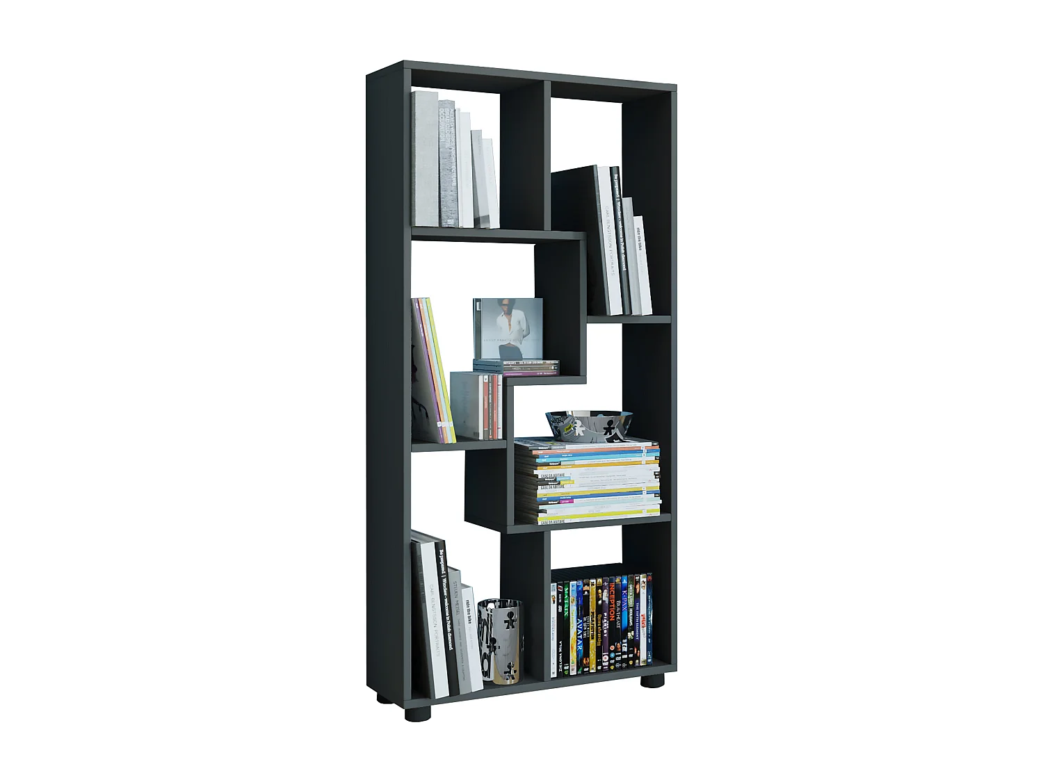Stand Rack Blina Black H. 119 x W. 60 x D. 20 cm