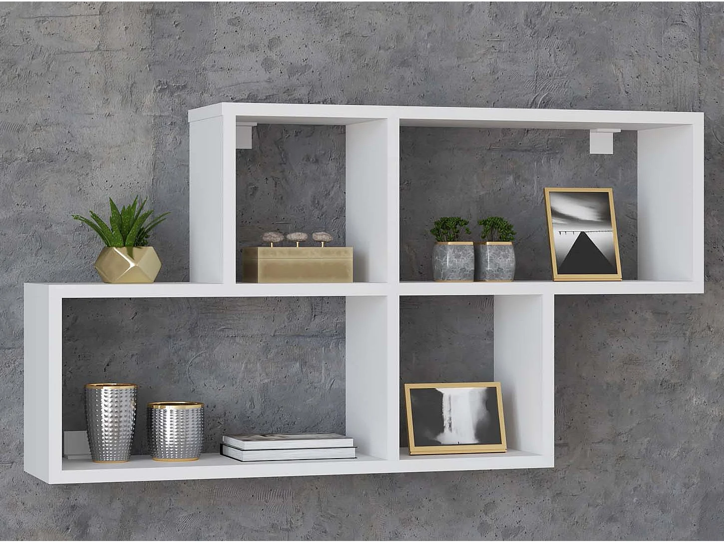 Półka ścienna Płyta ścienna Półka wisząca Lusas