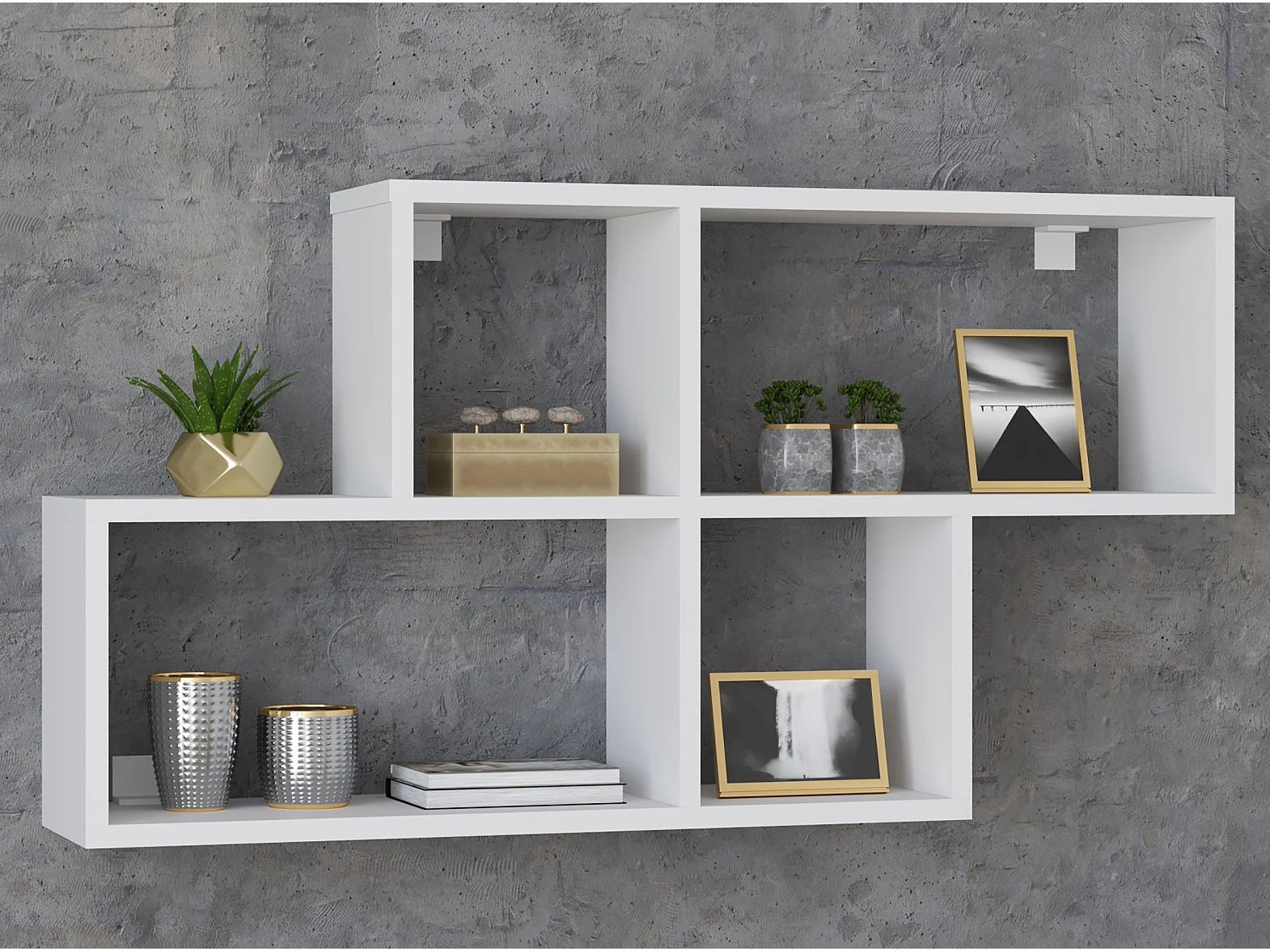 Półka ścienna Płyta ścienna Półka wisząca Lusas