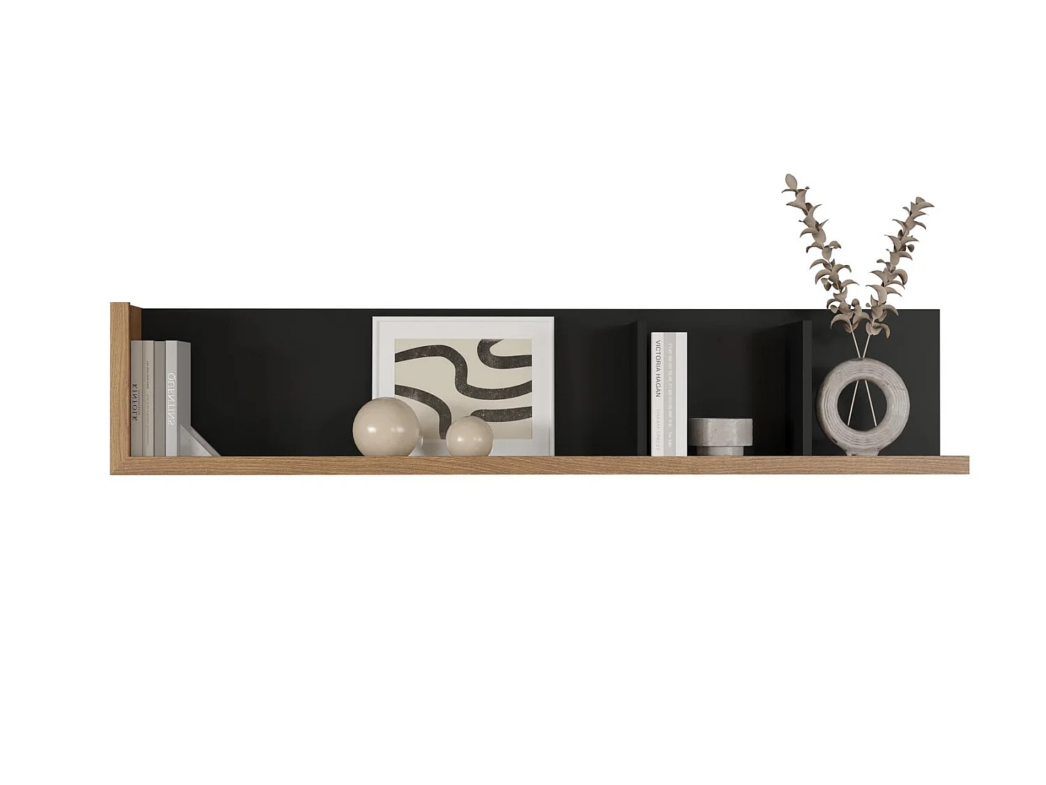 Synnax bibliothèque étagère gris,chêne décor.