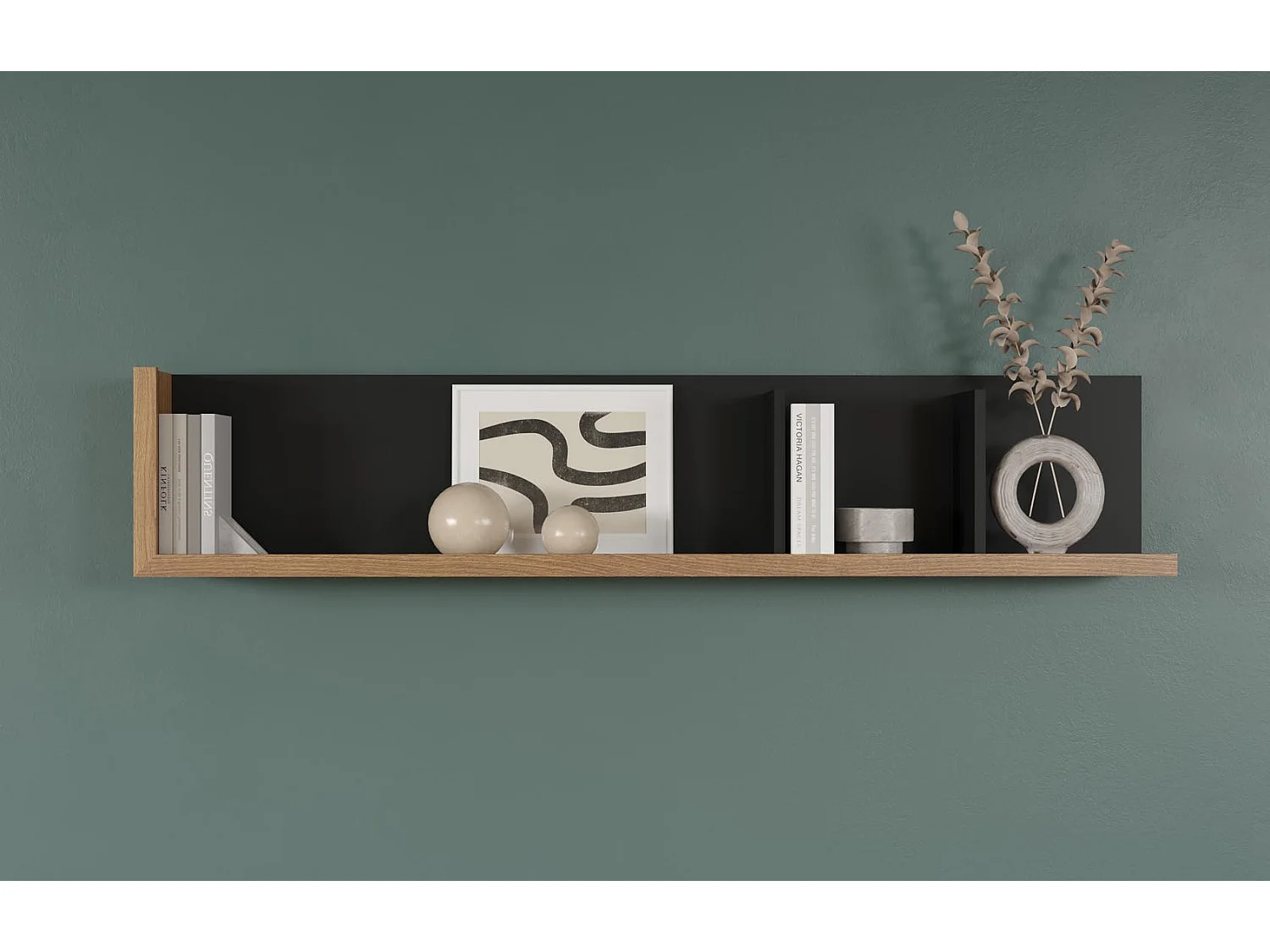 Synnax bibliothèque étagère gris,chêne décor.