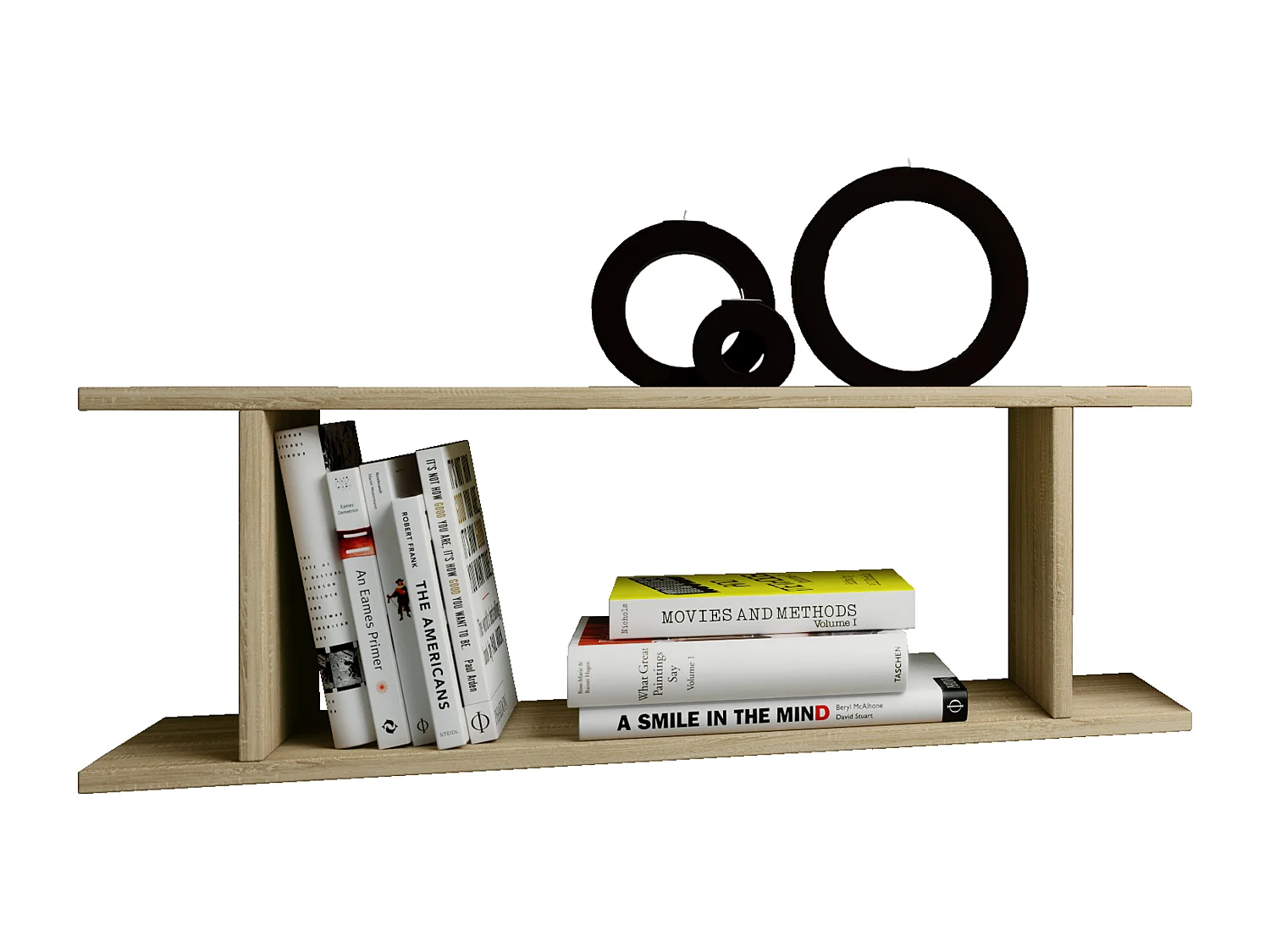 Wall Rack Sirola Sonoma oak (Sägerau) H. 28 x W. 80 x D. 20 cm