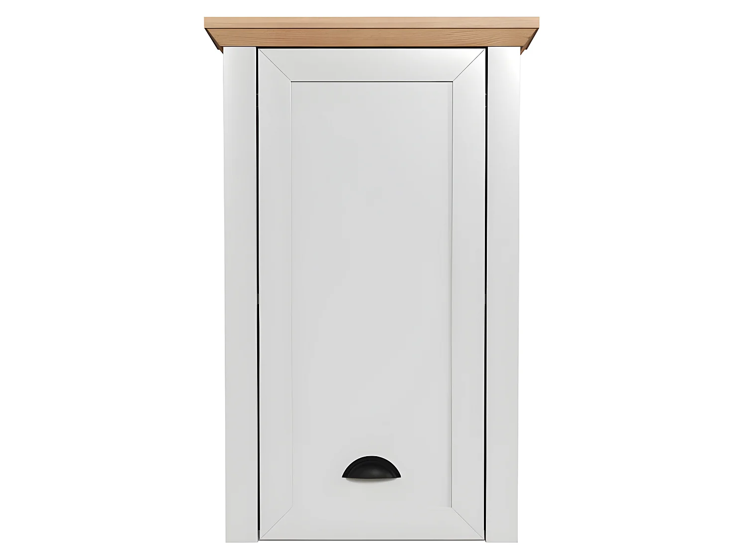 Landside armoire de salle de bain suspension murale, 1 porte, gris.