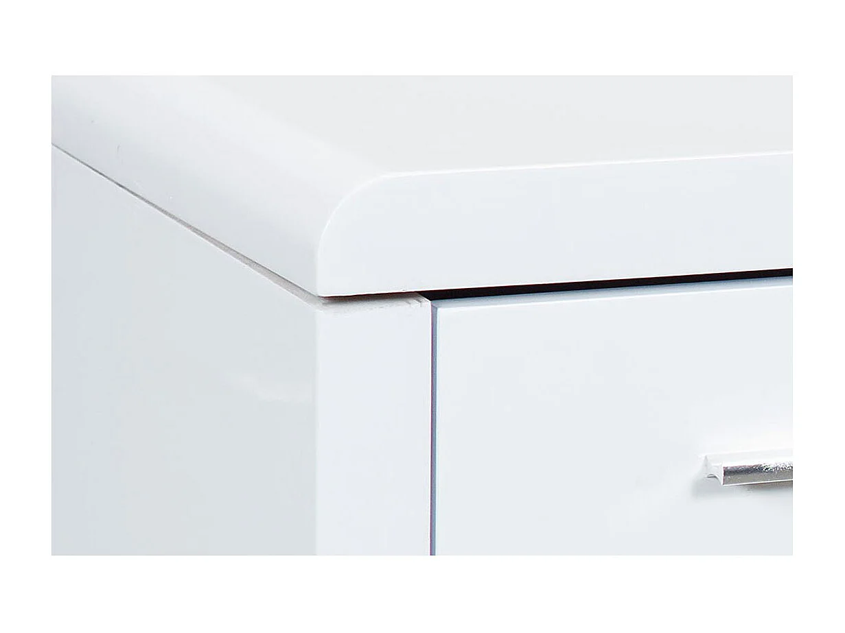 Clim bureau 2 lades wit hoogglans.