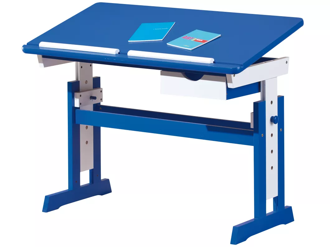 Kauf Unique Pacur Schreibtisch 1 Schublade, blau, weiss