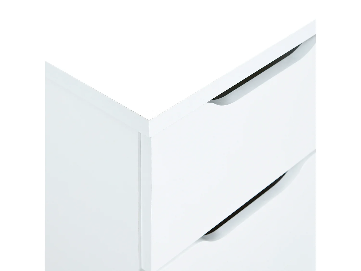 Wung Schreibtisch 1 Schublade, 1 Tür, weiss.