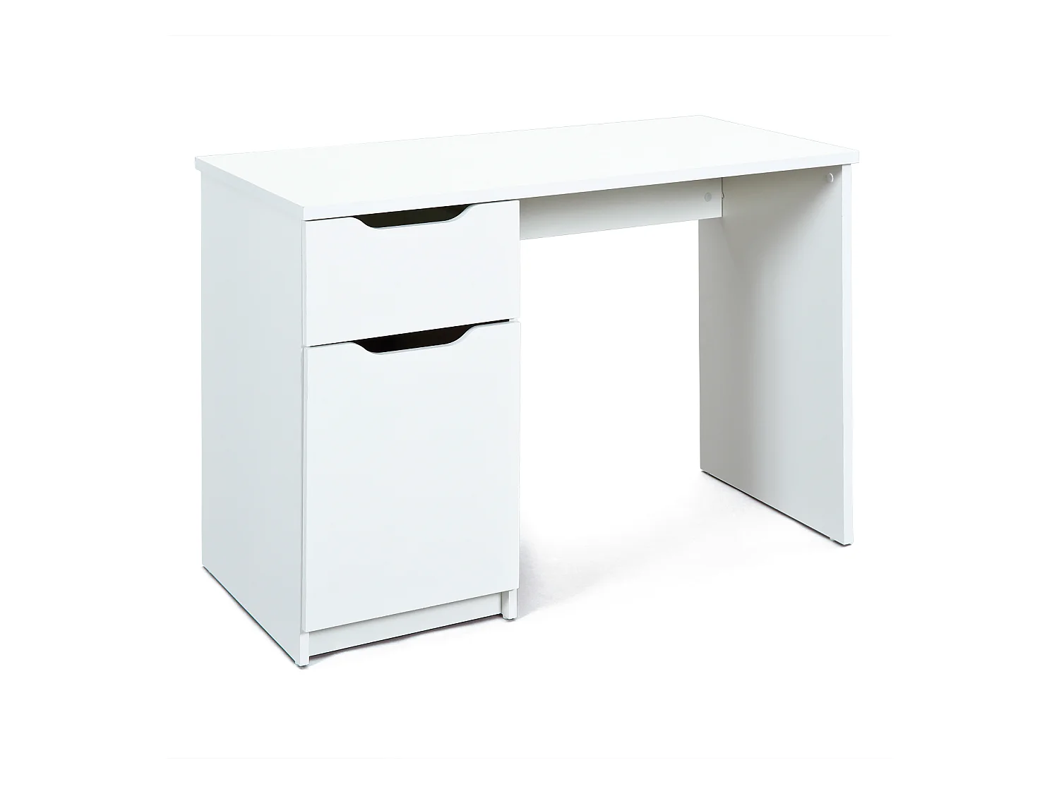Wung Bureau 1 tiroir, 1 porte, blanc.