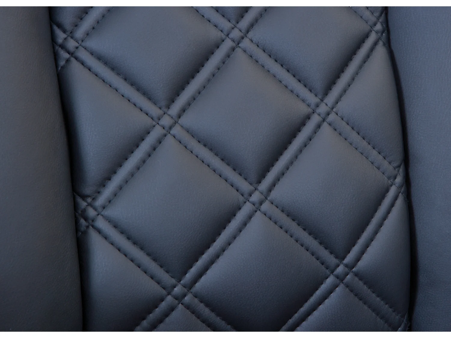 Growi Chaise de bureau en cuir synthétique PU, noir.