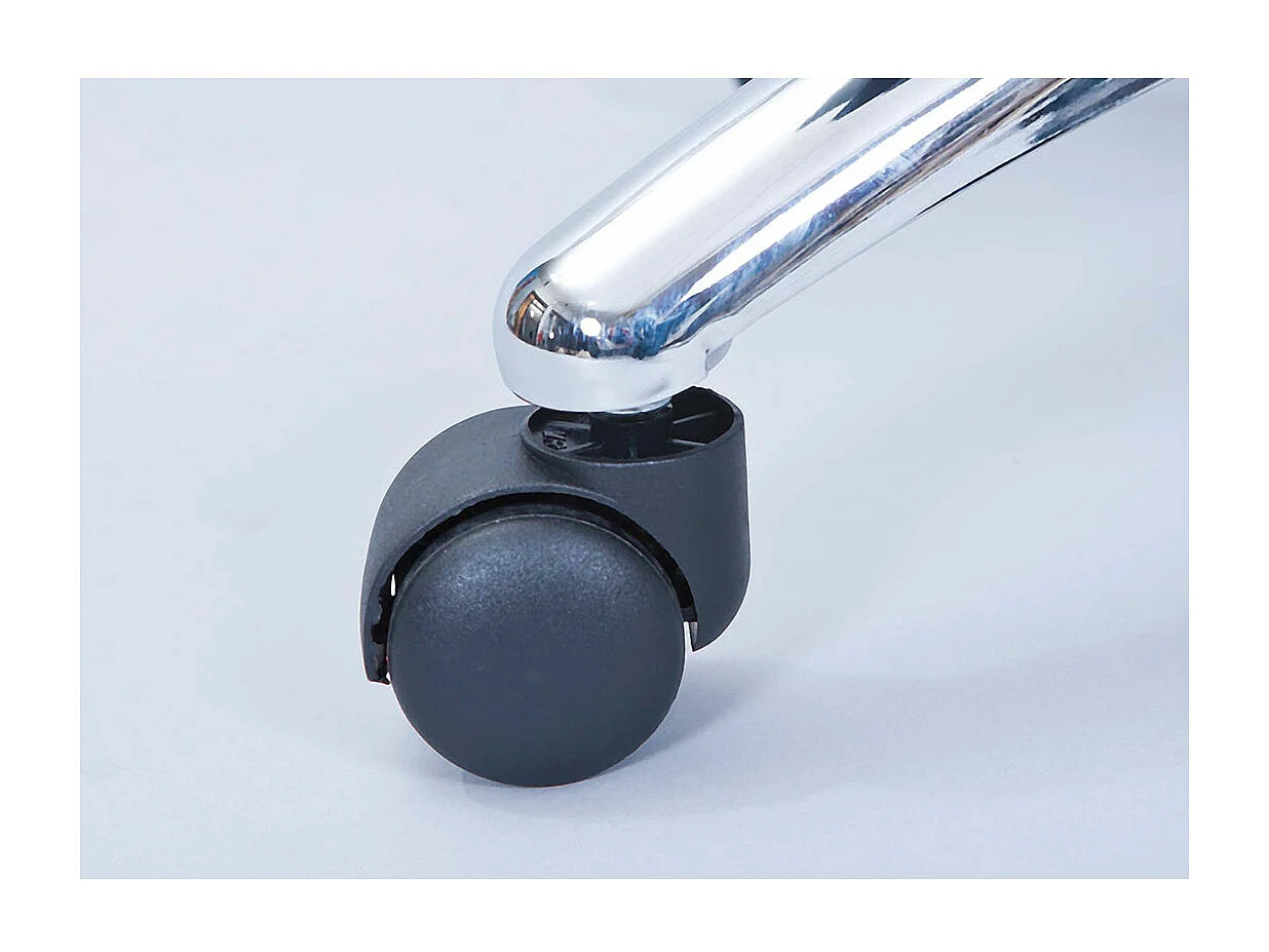 Growi Chaise de bureau en cuir synthétique PU, noir.