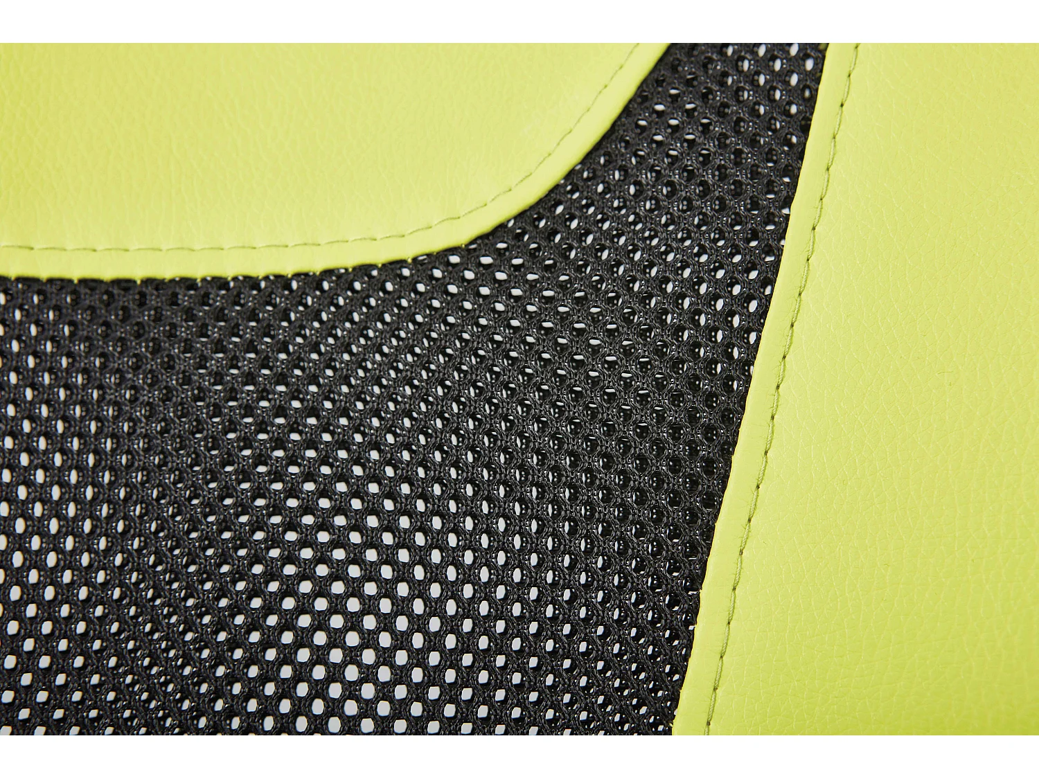 Dons Bürostuhl grün und schwarz.