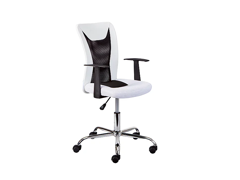 Dons Chaise de bureau, blanc, noir.