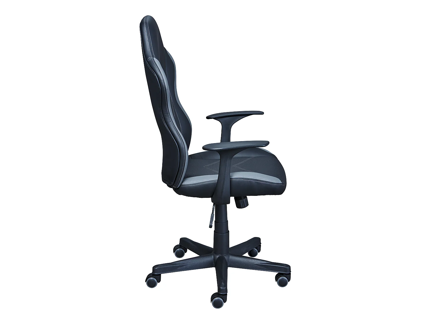 Myrthe Chaise de bureau, noir et gris.