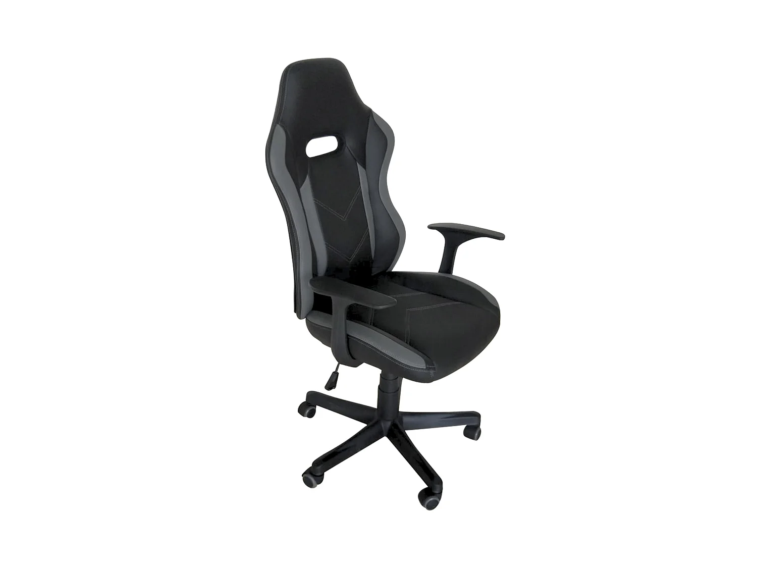 Myrthe Chaise de bureau, noir et gris.