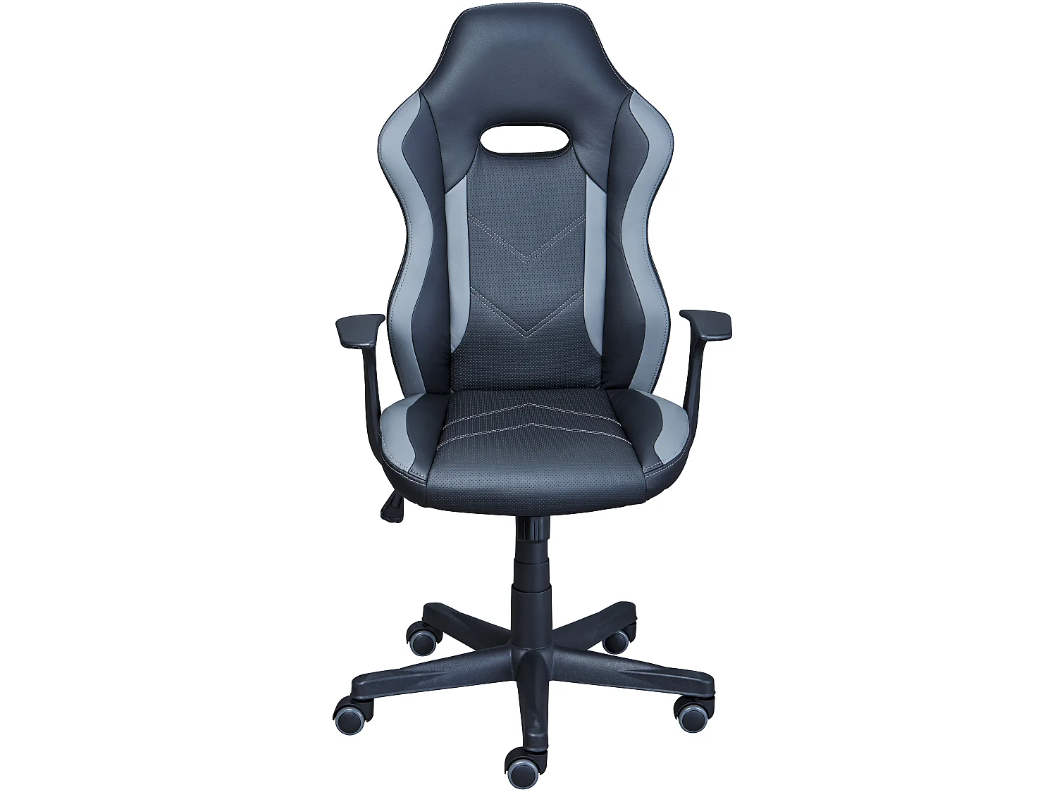 Myrthe Chaise de bureau, noir et gris.