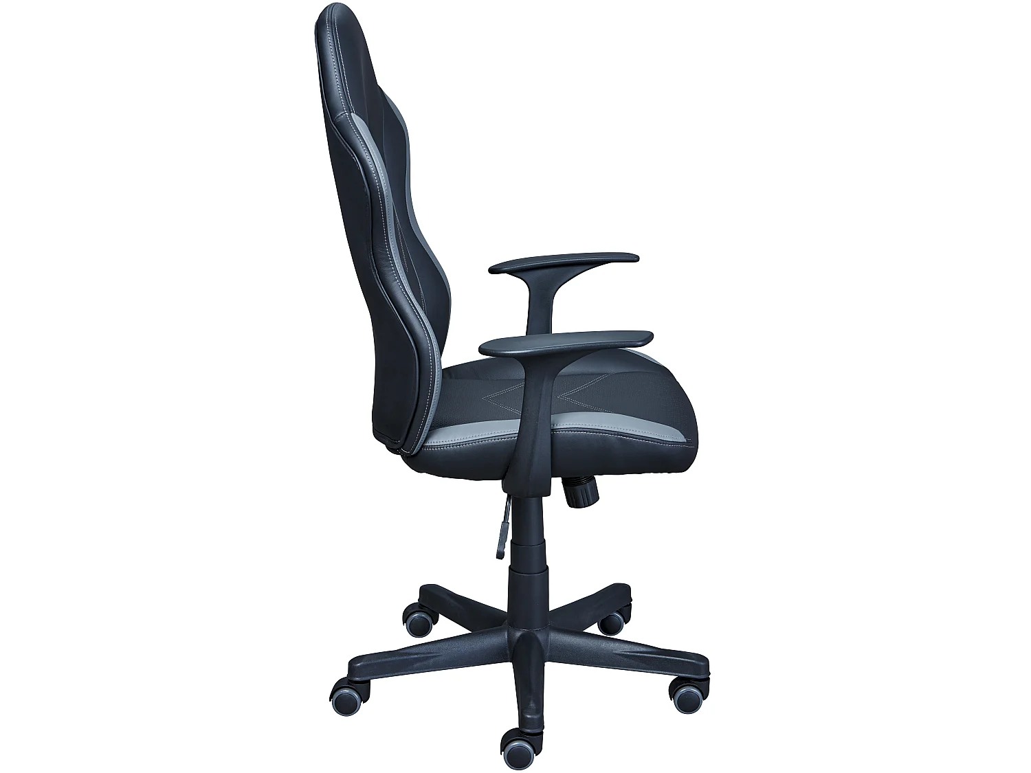 Myrthe Chaise de bureau, noir et gris.