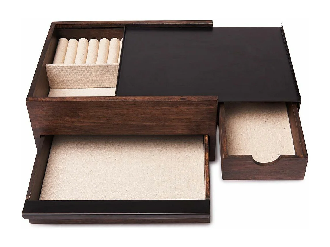 Boite à bijoux tiroir secret Stowit